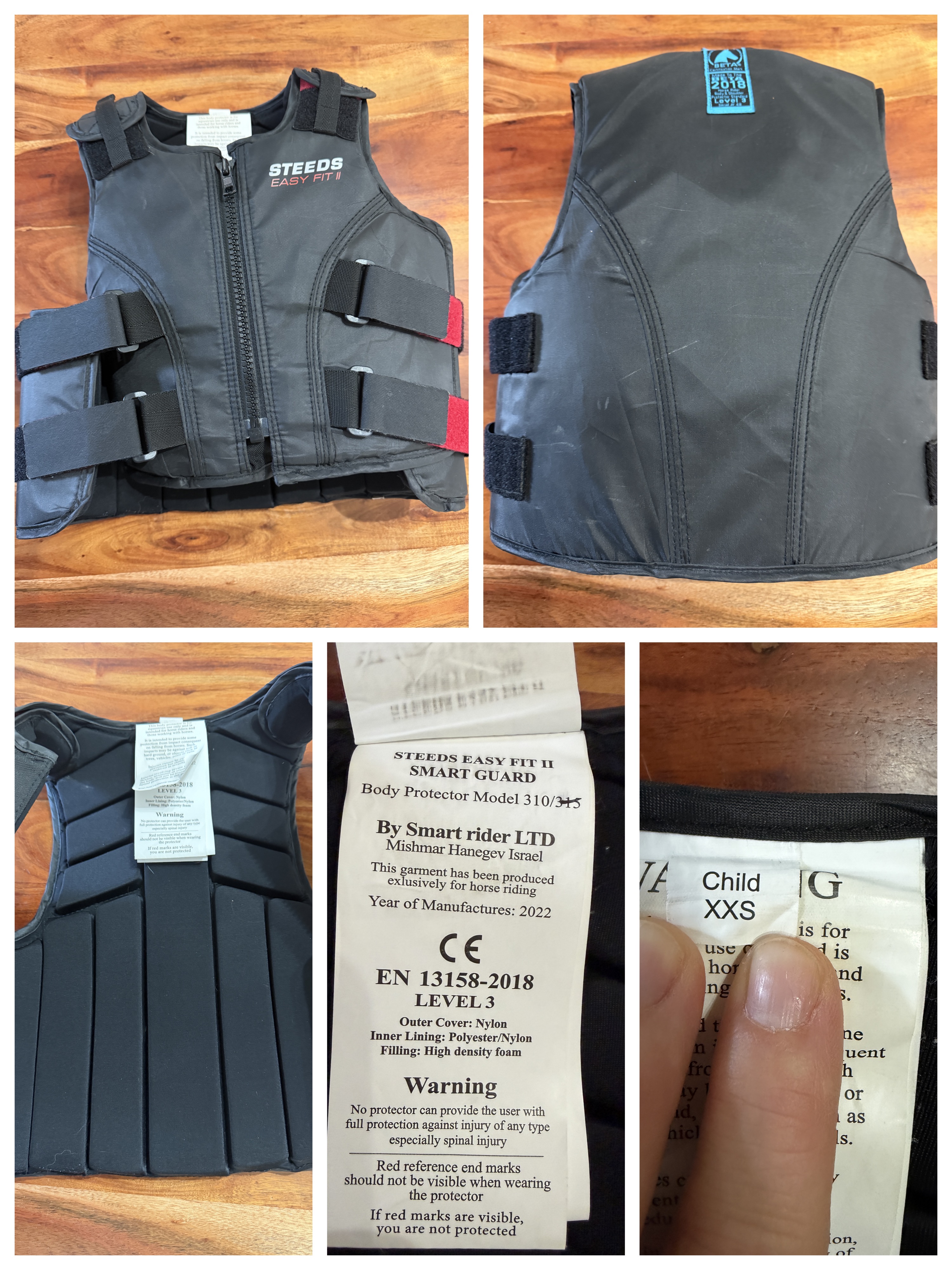 Steeds Easy Fit II Reitweste sturzfrei, 1. Hand