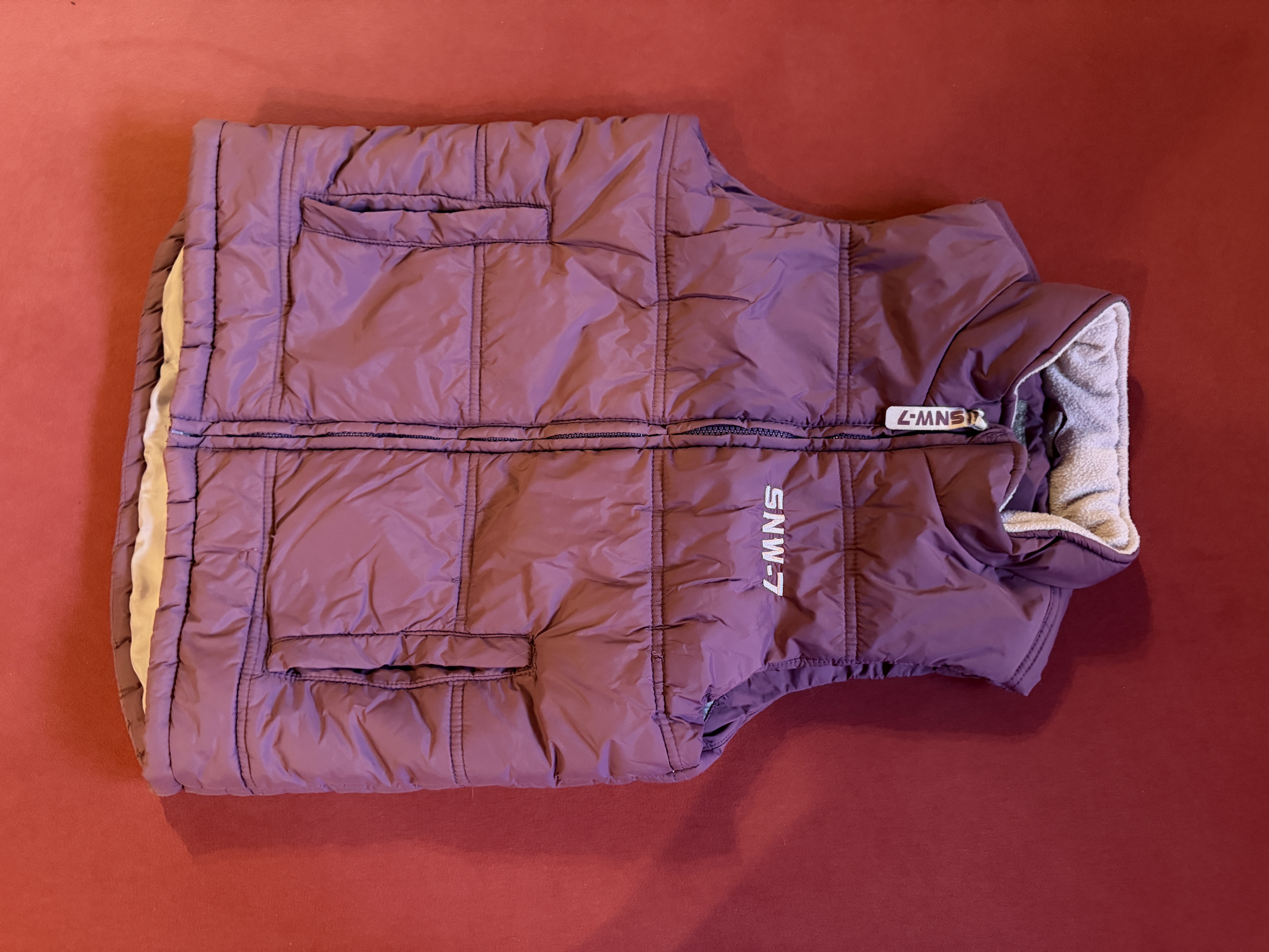 H&M Steppweste weinrot