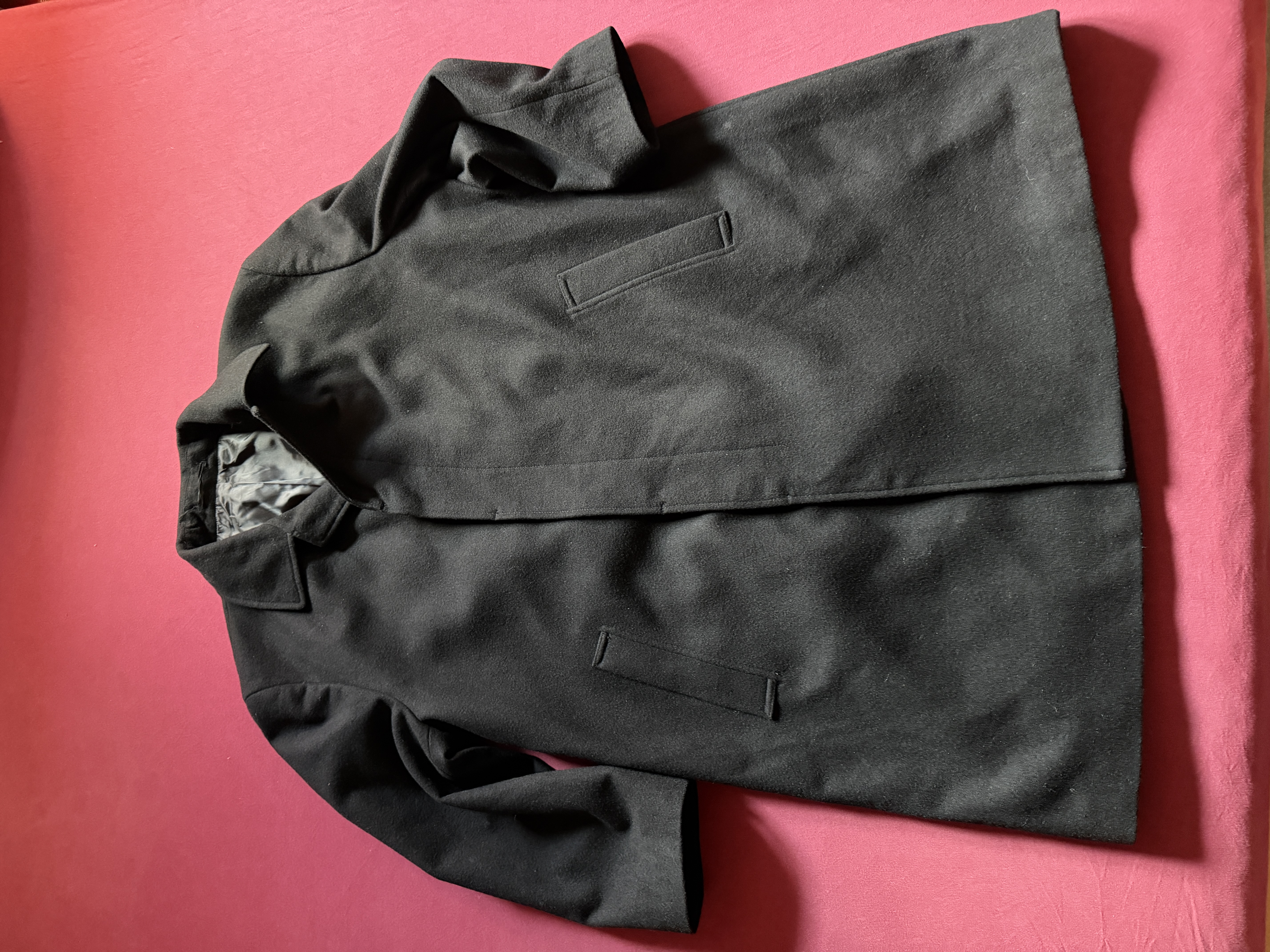 Herren Wollmantel schwarz Rober & Lakes Comfort